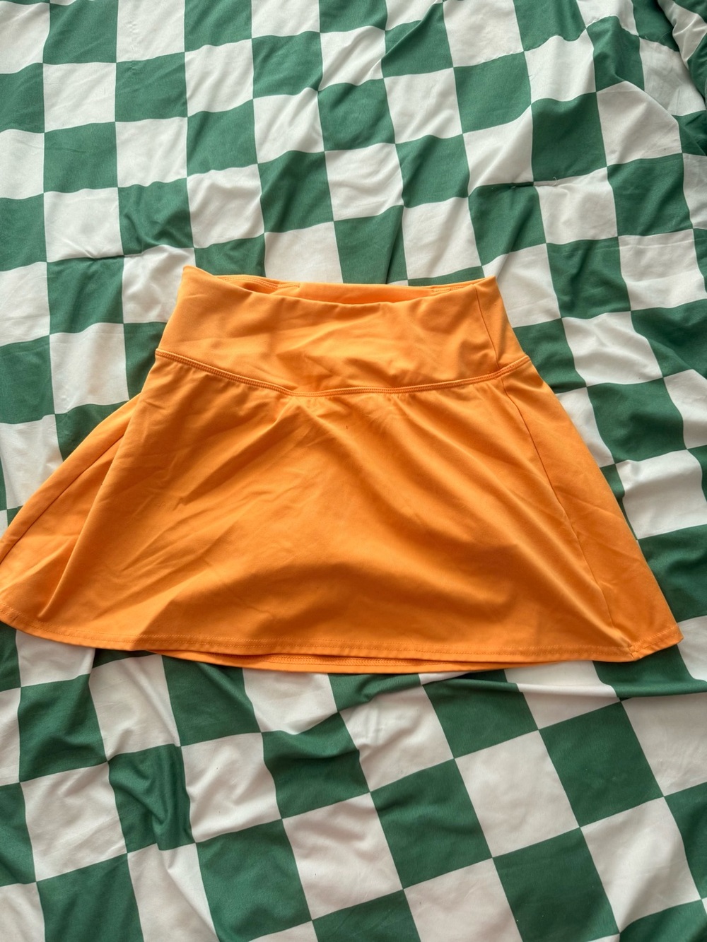 all in motion Orange Sporty Skater Skirt